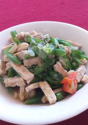 Foto resep Tumis Tempe buncis