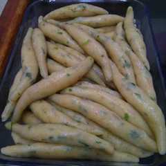 A picture of Otak otak udang rebon.
