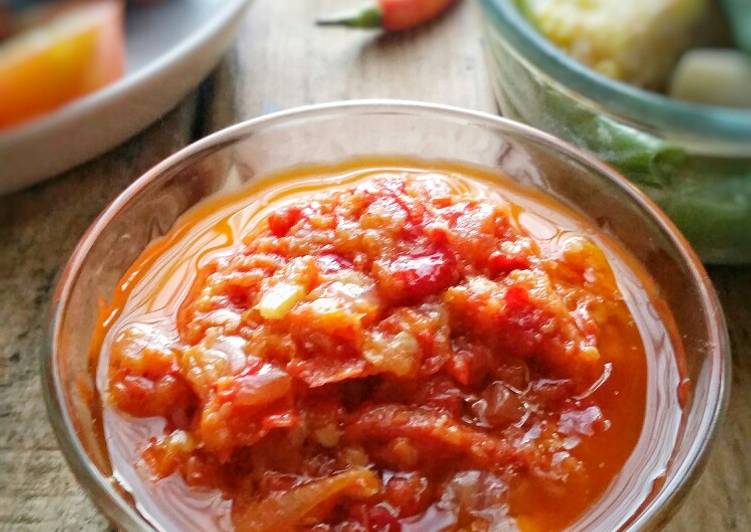 Resep Sambel Tomat, Menggugah Selera