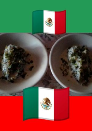 Una foto de 🇲🇽Chile Poblano Tipo Nogada 🇲🇽