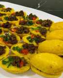 Kuih cara berlauk daging melimpah