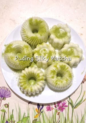 Foto resep Puding Silky Matcha
