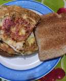 Omellette caprese