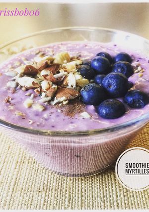 Une photo de Smoothies myrtilles