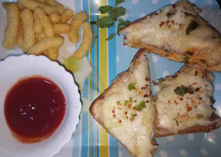 Step-by-Step Guide to Prepare Any-night-of-the-week Melting cheese sandwich