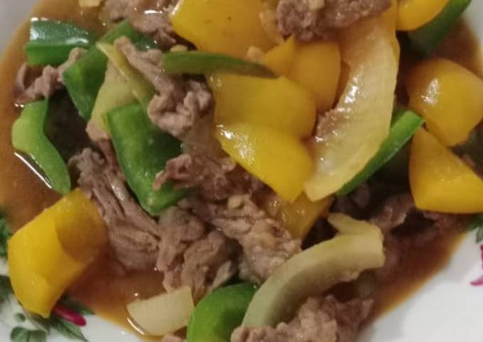 Resep Sapi Tumis Paprika oleh Novita - Cookpad