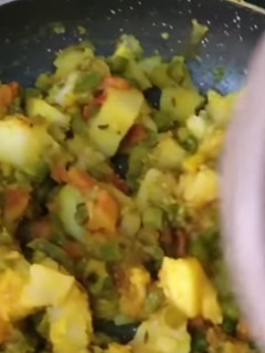A picture of French bean's stew.