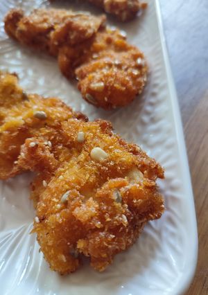 Joghurtban pácolt csirkemell magos bundában, gluténmentesen recept fotója