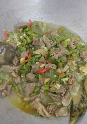 Foto resep Garang asam daging+kacang panjang #menuramadhan