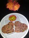 Pav bhaji heart Paratha