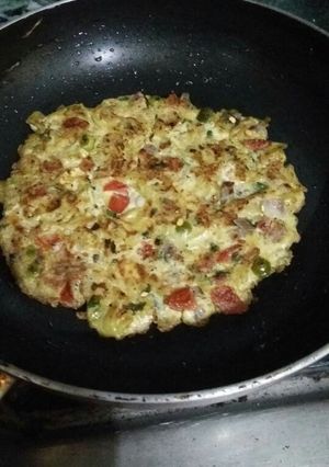 A picture of Masala Omelette.