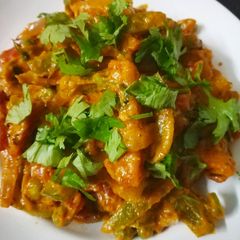 Veg butter jalfrezi A picture of Veg butter jalfrezi.