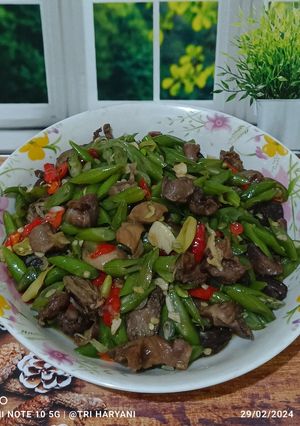 Foto resep Tumis Buncis dan Ampela Ayam🐔