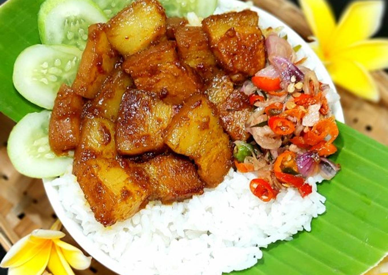 187. Pork belly kecap ala Bali