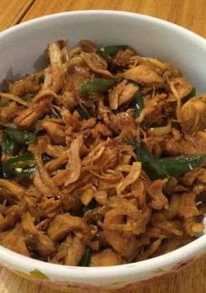 Foto resep Ayam Suir Kecap Cabe ijo