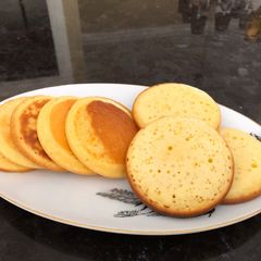 A picture of Super Easy Flat Cake (From “Jiffy Corn Muffin Cake”).