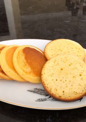 A picture of Super Easy Flat Cake (From “Jiffy Corn Muffin Cake”).