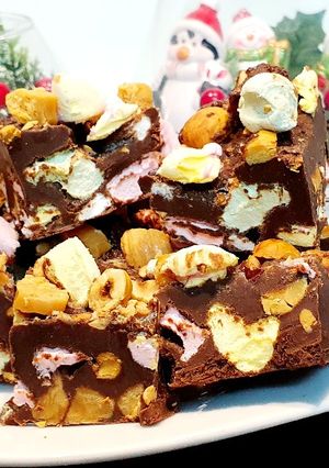 Φωτογραφία της συνταγής Rocky Road Fudge