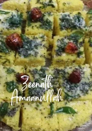 A picture of Instant Khaman Dhokla.