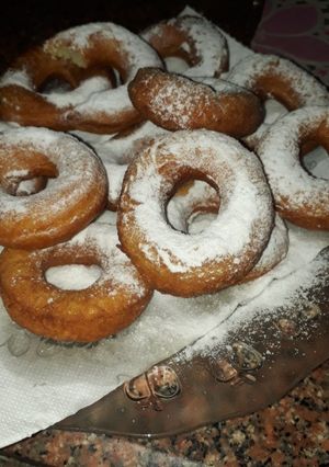 صورة لوصفة دوناتس بالسكر