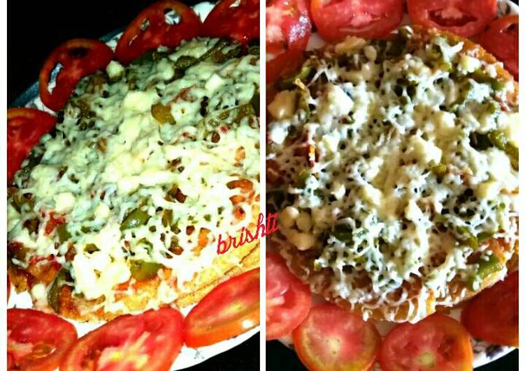 Recipe of Homemade Maize flour Pizza