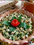 Salade de bourghol aux lentilles🥗
