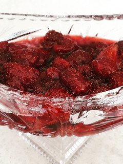 عکسی از دستور مربای توت فرنگی