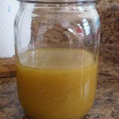 A picture of Homemade Honey Mustard Vinaigrette.