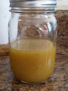 A picture of Homemade Honey Mustard Vinaigrette.