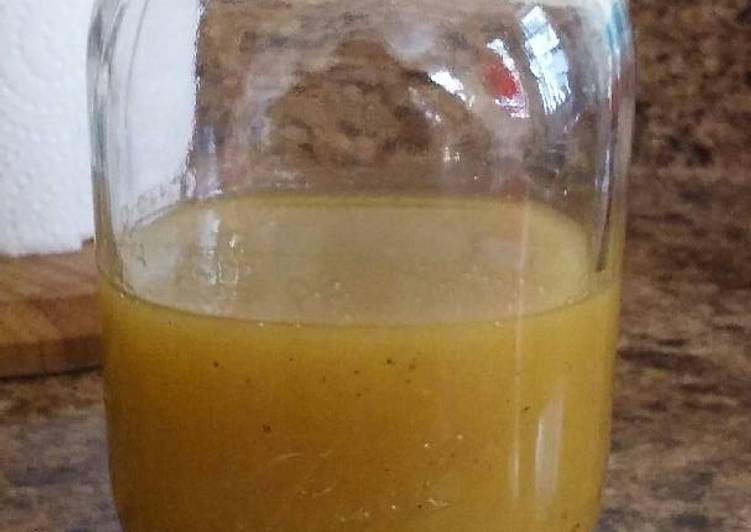 Easiest Way to Prepare Quick Homemade Honey Mustard Vinaigrette