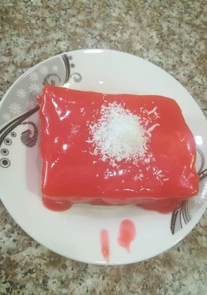 صورة لوصفة كيكة الجلي