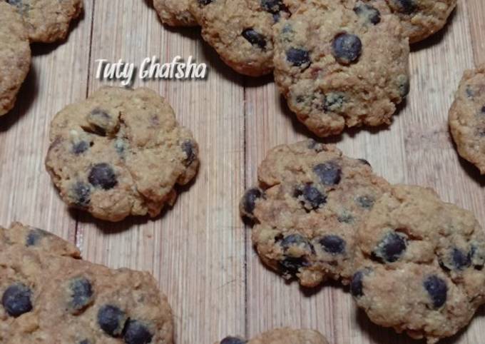 Healthy Banana Chewy Cookies