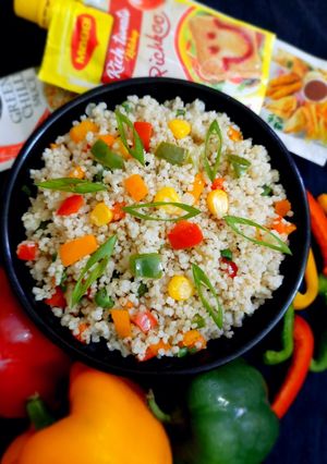 வரகு அரிசி ப்ரைட் ரைஸ் (kodo millet fried rice recipe in tamil) செய்முறை முக்கிய புகைப்படம்