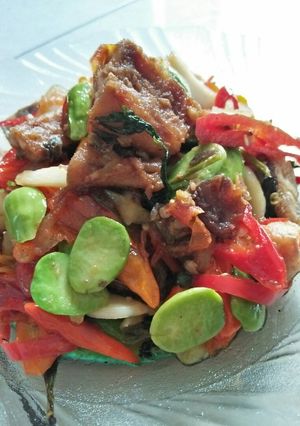 Foto resep Ikan Asin Oseng Pete