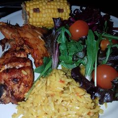 Piri piri chicken A picture of Piri piri chicken.