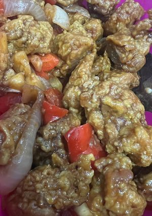 Foto resep Ayam Karage Bumbu Instan Bamboe Asam Manis