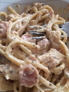 Foto resep Fettuccine/fetucini/spagethi/pasta carbonara
