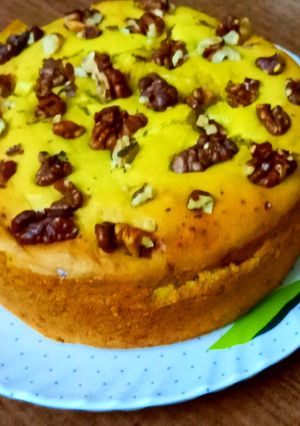 ম্যাংগো ওয়ালনাট কেক(Mango walnuts cake recipe in bengali) রেসিপির প্রধান ছবি