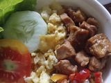 Rice bowl ayam teriyaki sambel matah