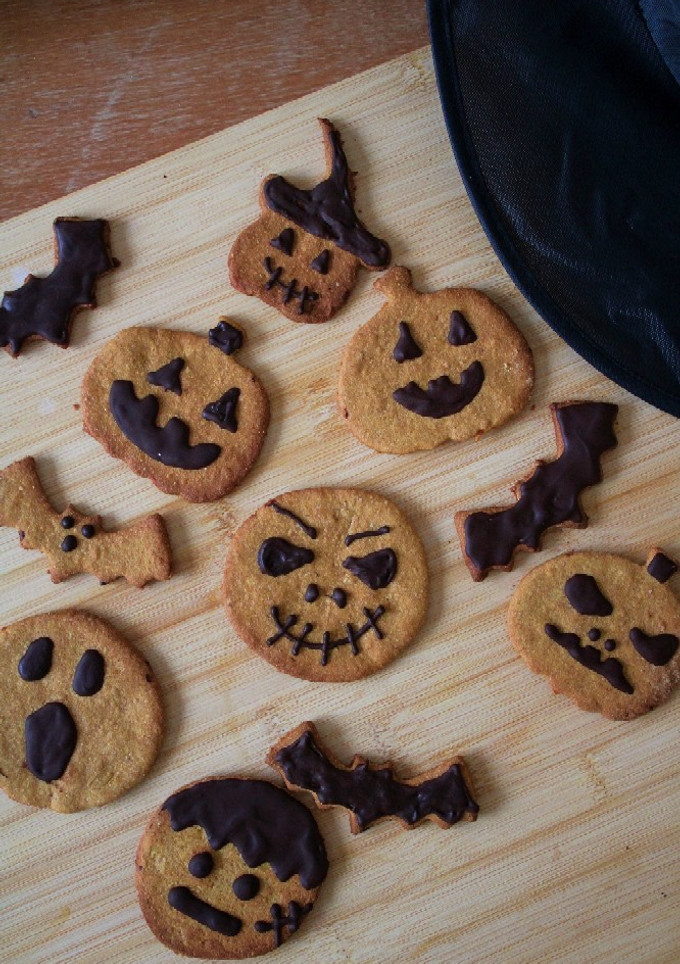 Una foto de Galletas de calabaza de Halloween🎃