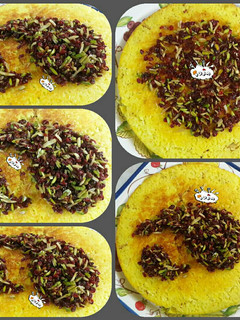عکسی از دستور ته چین مرغ