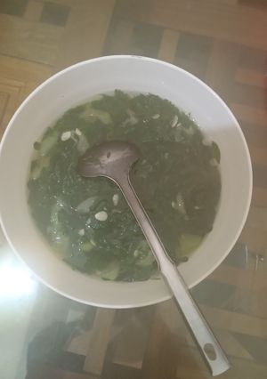 Hình của món Canh rau ngót.