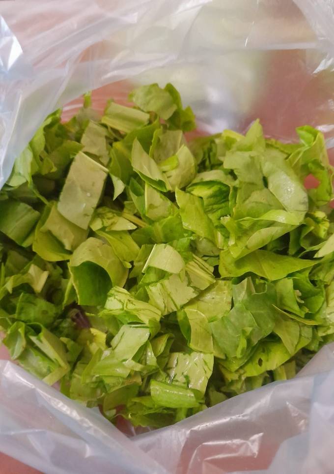 Заморозка щавеля