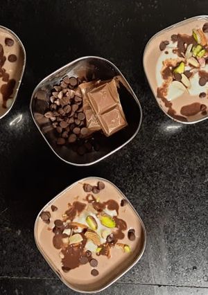 A picture of Chocolate shrikhand.