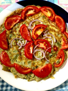 Una foto de Tortilla de tallos de acelga 🍽