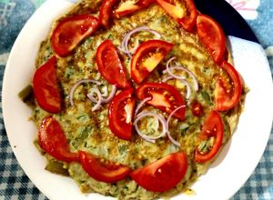 Una foto de Tortilla de tallos de acelga 🍽