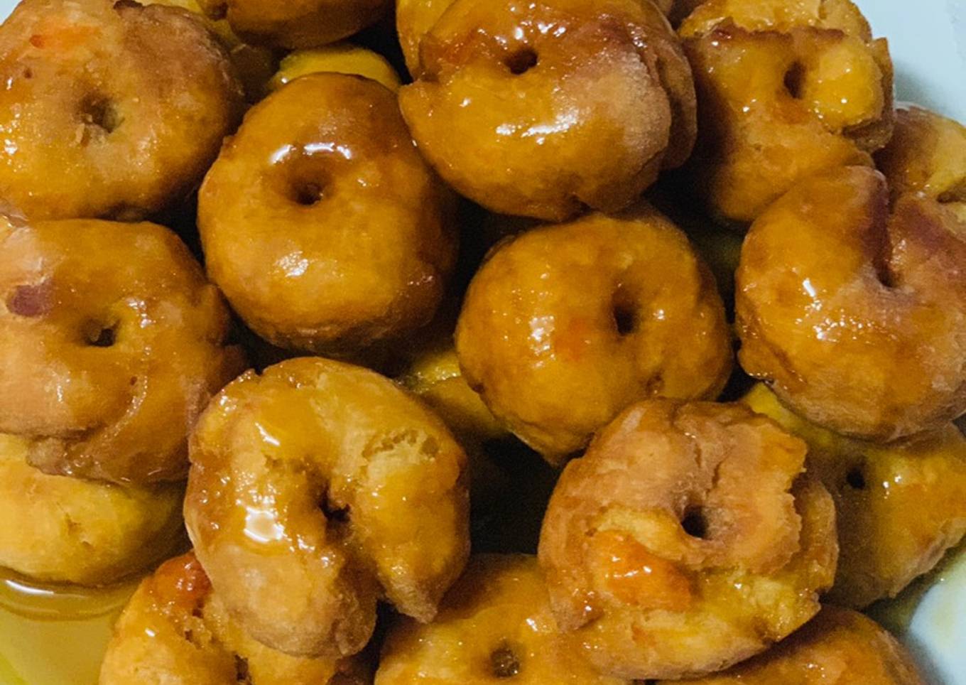 Rosquitos de boniato o batata inventada por mua con miel o azúcar y canela mis preferidos!!