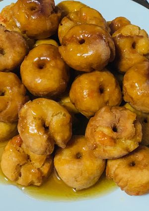 Foto principal de Rosquitos de boniato o batata inventada por mua con miel o azúcar y canela mis preferidos!!