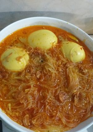 Foto resep Gulai telur bihun