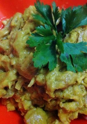 Foto resep Ayam suwir santan